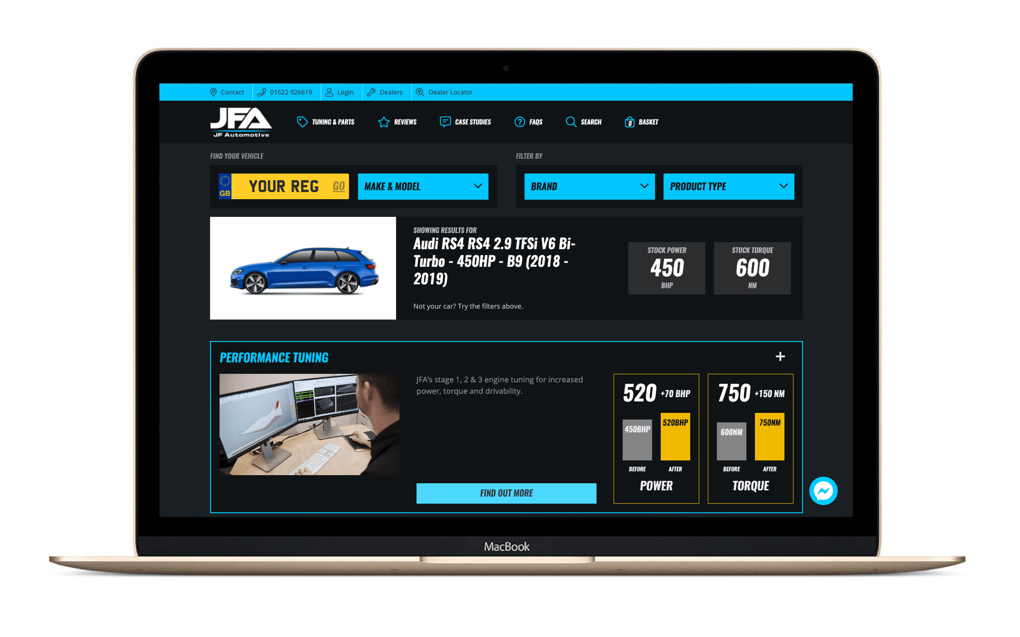 We improved insight on JFA's website to help see which vehicles were most popular | 300%